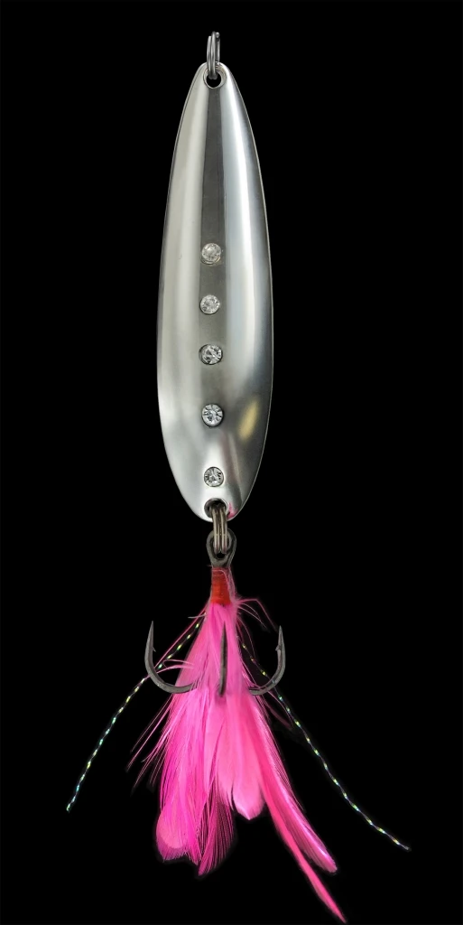 Jenzi Phantom-F Blinker Diamond L Silver/Silver 9,0cm | 28g 2 Jenzi Phantom-F Blinker Diamond L Silver/Silver 9,0cm | 28g - Afbeelding 2