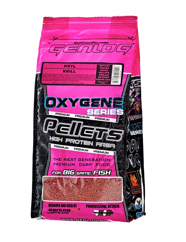 Genlog Pellets 12mm Oxygen Krill 2 Genlog Pellets 12mm Oxygen Krill - Afbeelding 2