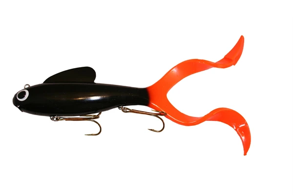 Musky Innovations Live Action Mojoe Black/Orange 1 Musky Innovations Live Action Mojoe Black/Orange