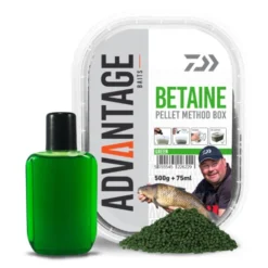 Daiwa Method Green Betain Pellet Box ( 500 Gram + 75ml Booster ) -Aanbiedingen Hengel Gear Winkel cf95ffb109d1f71b